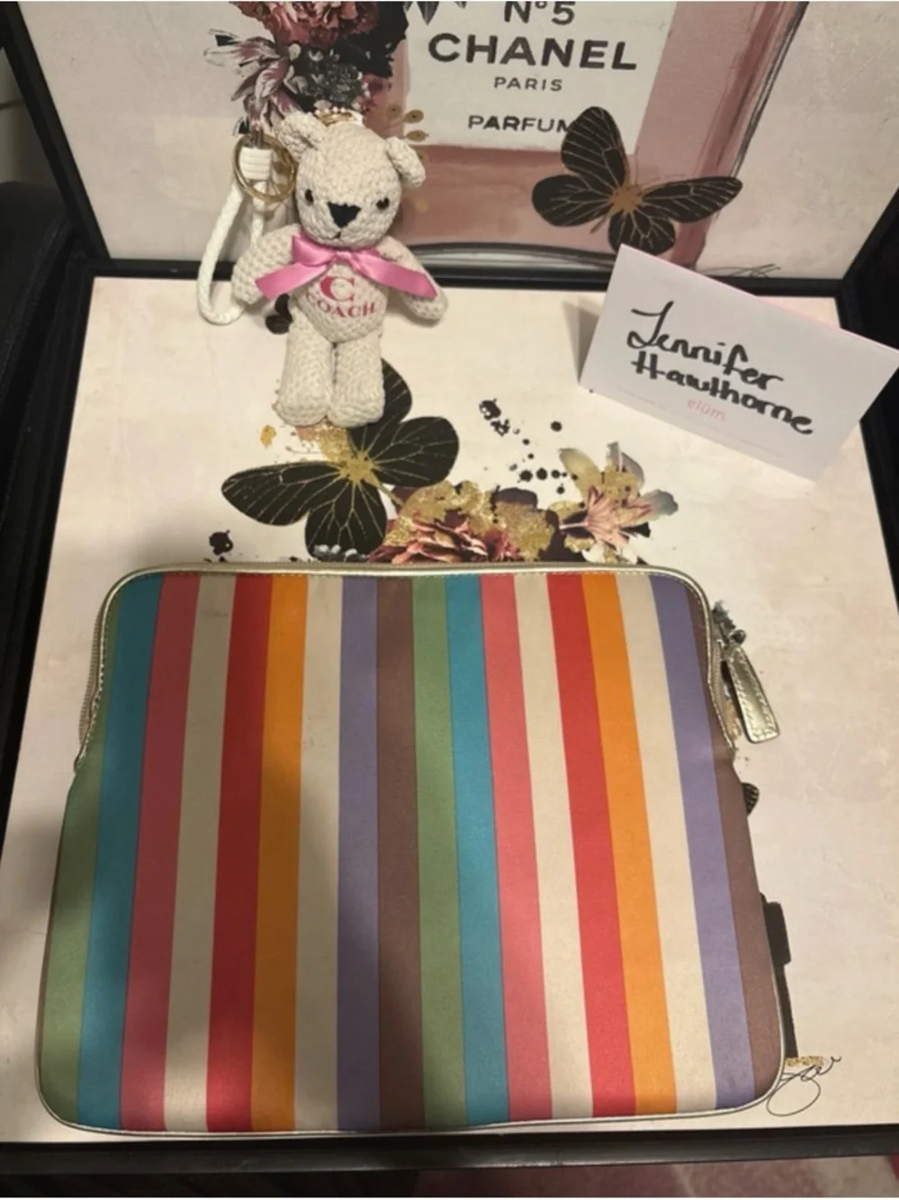 Coach legacy iPad/tablet card holder